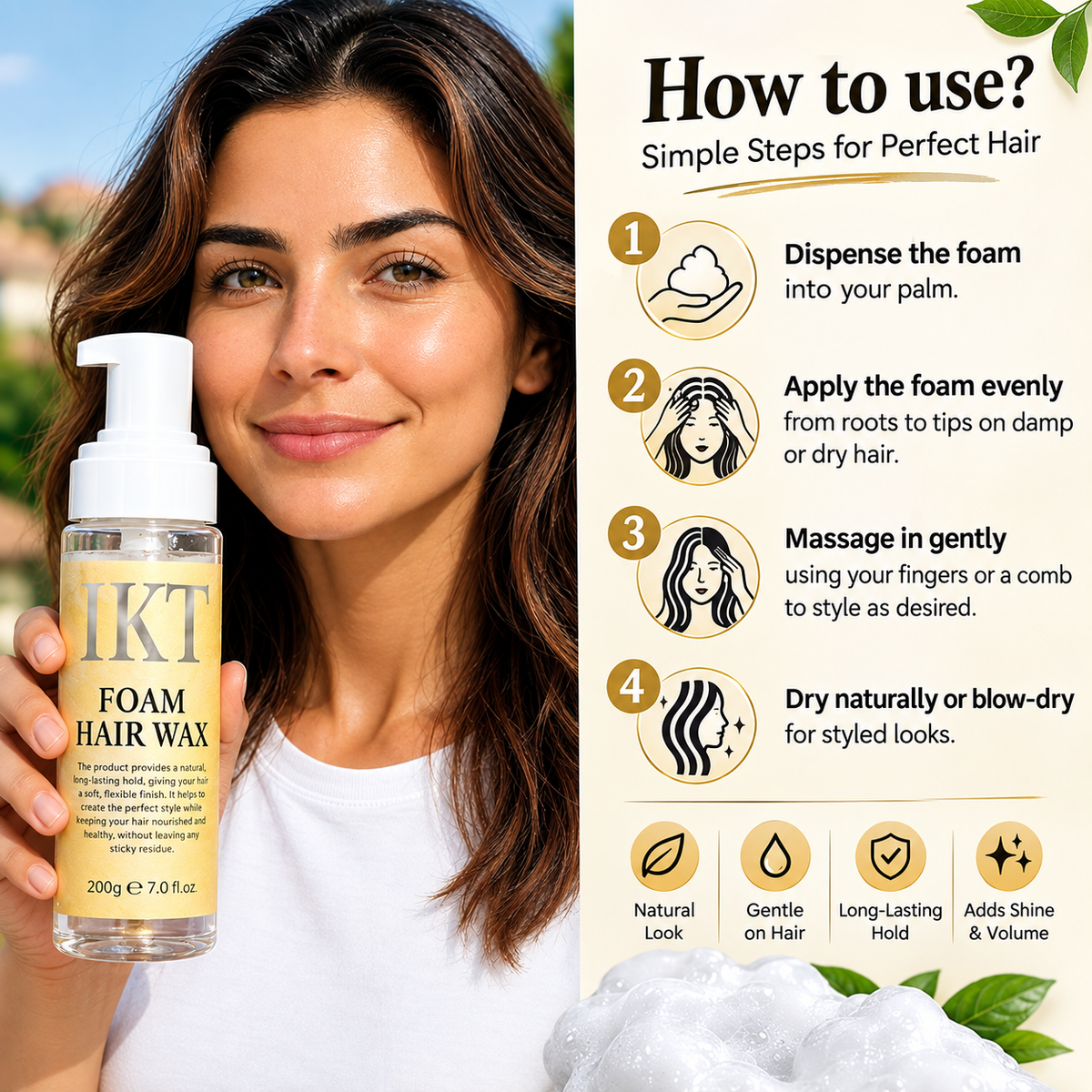 Hair Foam Wax