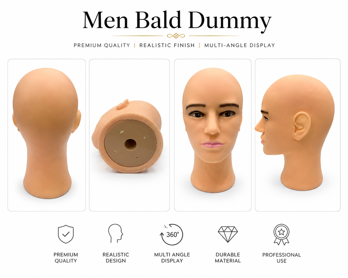 Men Bald Dummy
