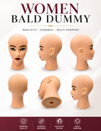 Women Bald Dummy