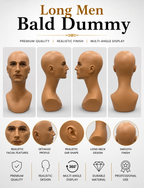 Bald Long Dummy with Shoulder