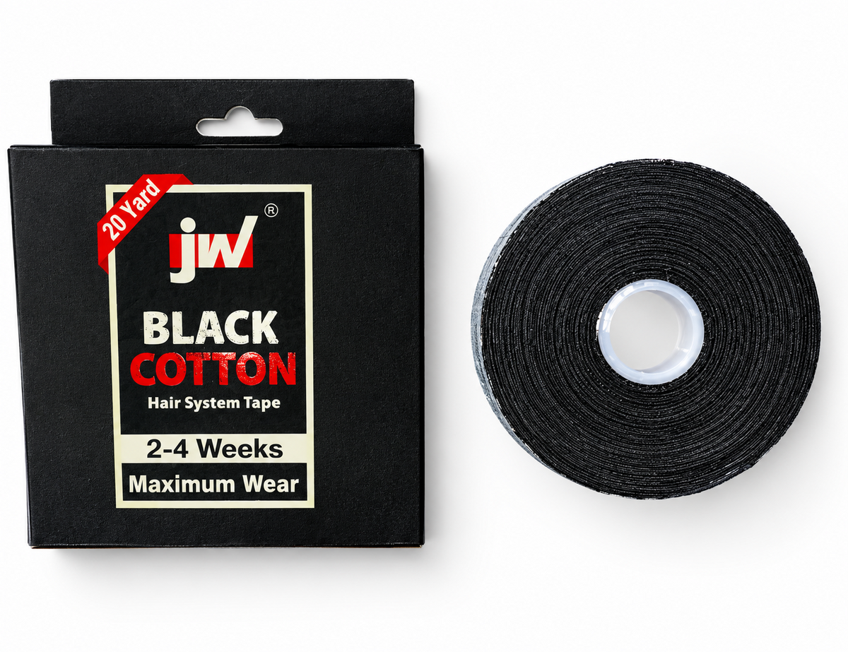 JW Black Cotton Tape