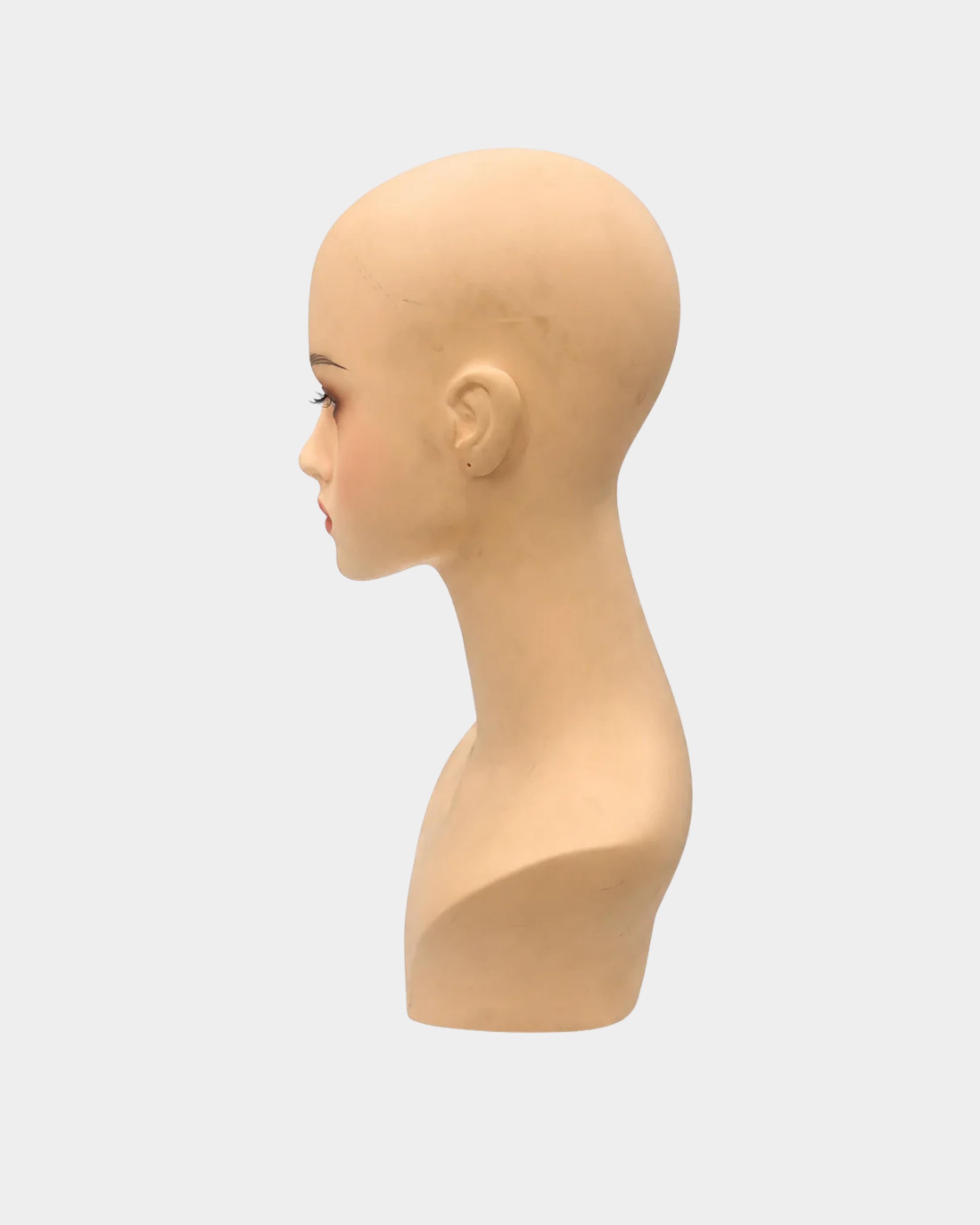 Bald Dummy with Shoulder Silicone Body