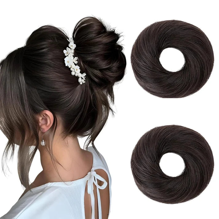 Scrunchies Human Hair Bun