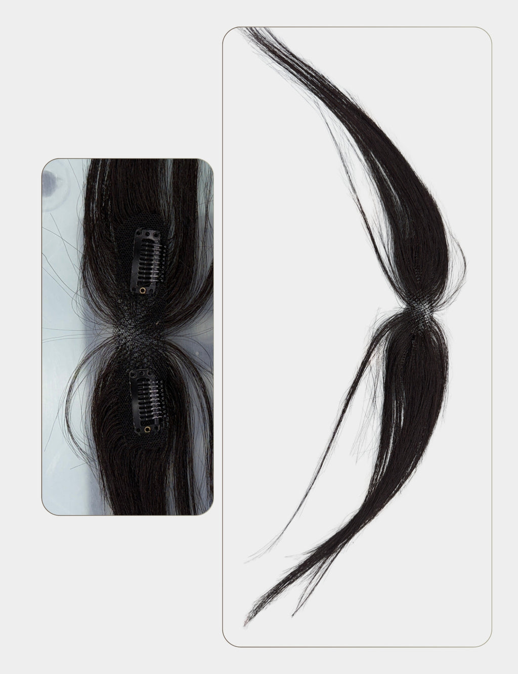 2 Clip Frontline Human Hair