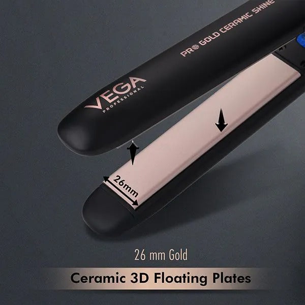 VEGA Pro Gold Ceramic Shine Straightener