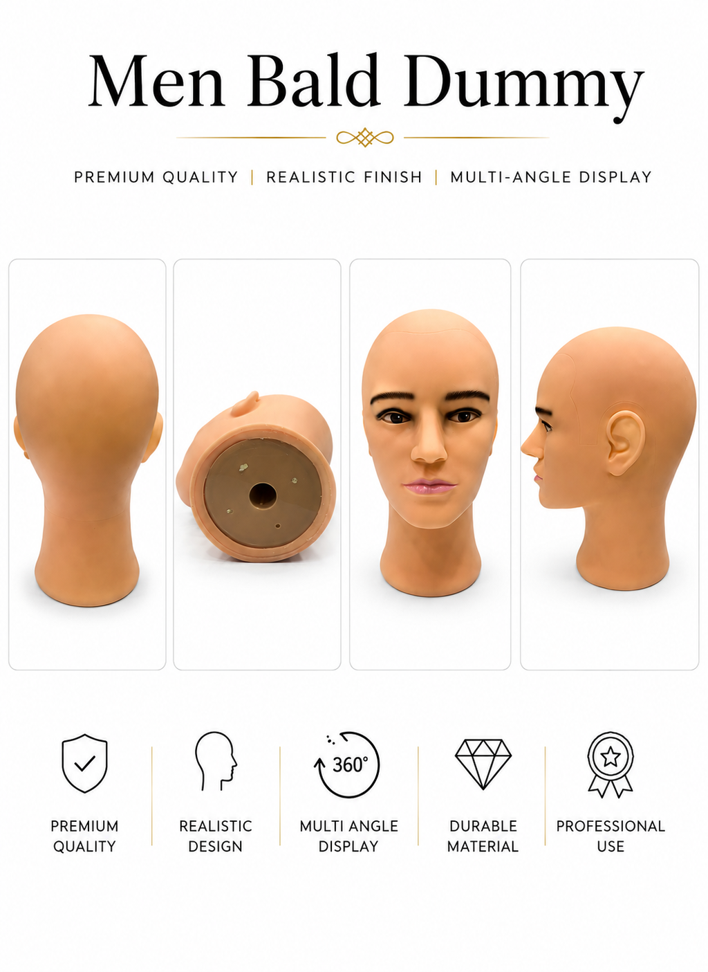 Men Bald Dummy