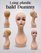 Long Women  Plastic Bald Dummy