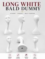 Bald White Dummy with Shoulder