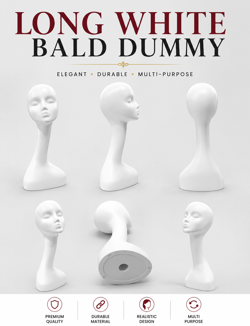 Bald White Dummy with Shoulder
