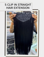 Straight 5-clip Hair Extension