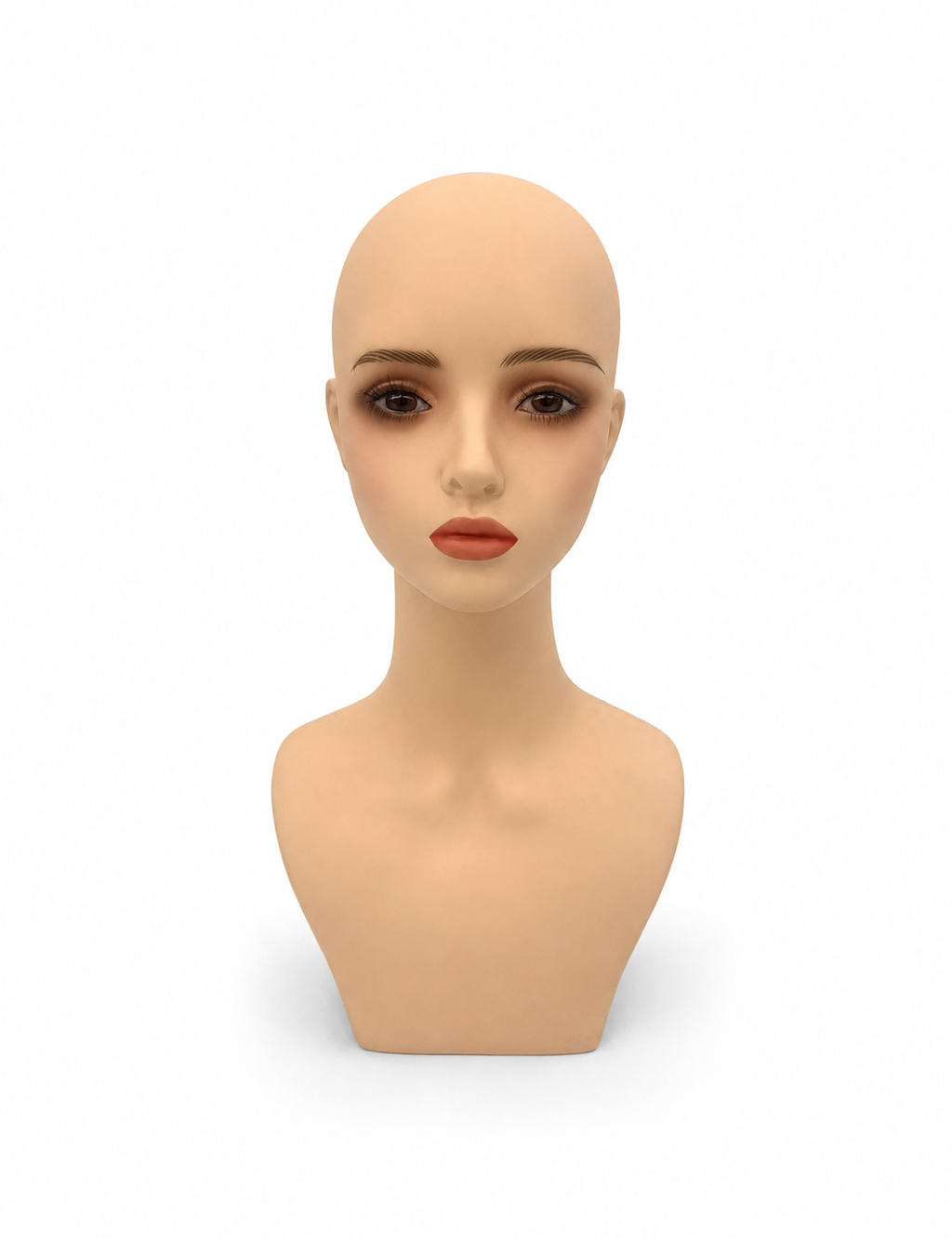 Bald Dummy with Shoulder Silicone Body