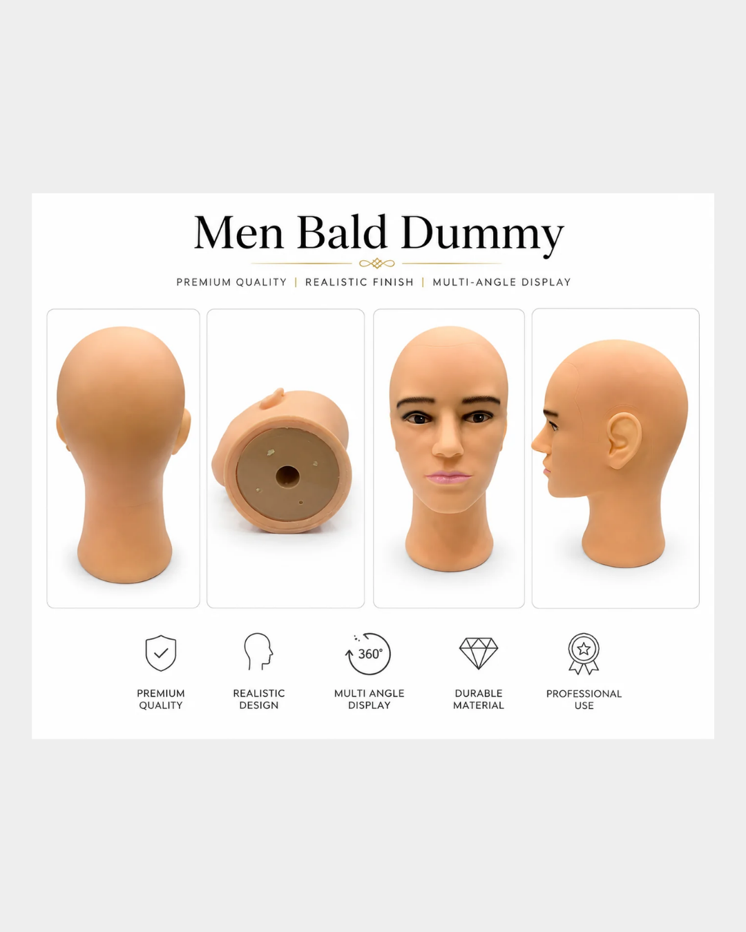 Men Bald Dummy