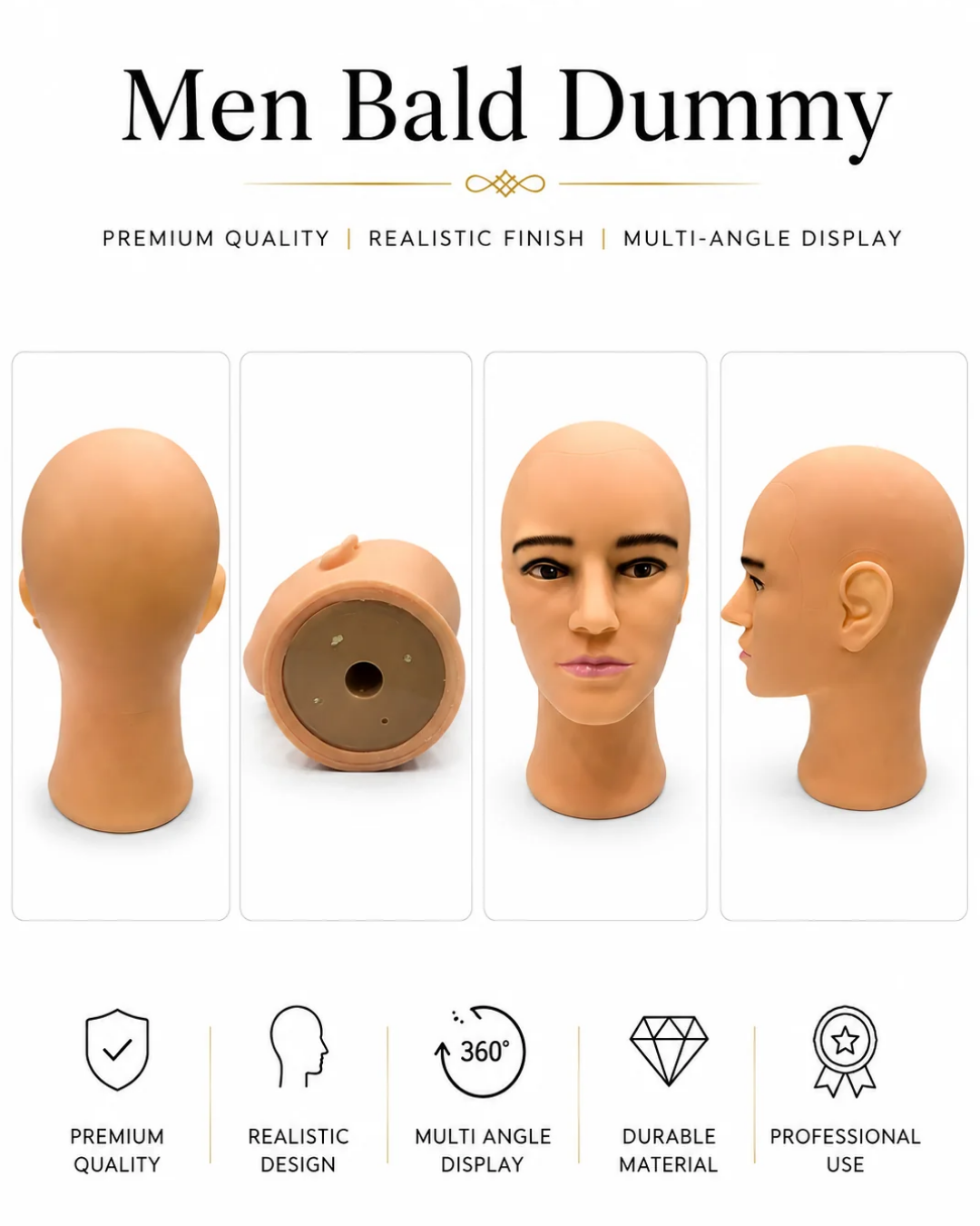 Men Bald Dummy