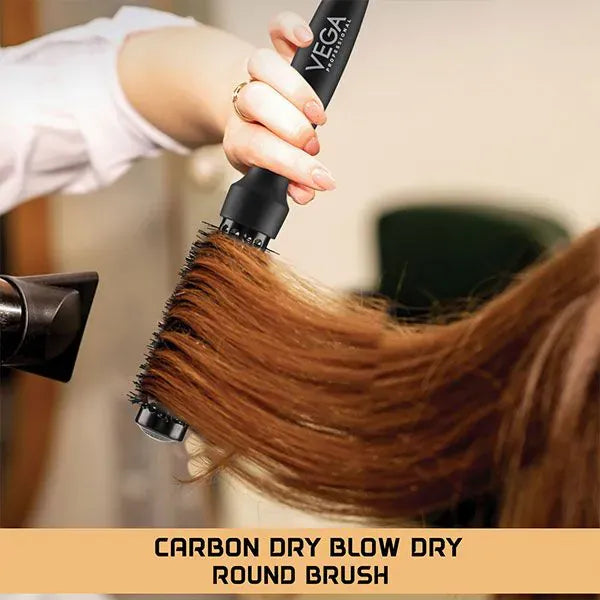Carbon Dry Round Brush 25mm