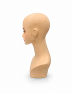Bald Dummy with Shoulder Silicone Body