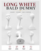 Bald White Dummy with Shoulder