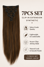 7Pcs Set Clip-In Extension Synthetic