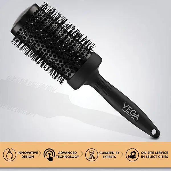 Carbon Dry Round Brush 53mm