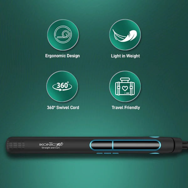 2 in 1 Straight & Curl Slim
