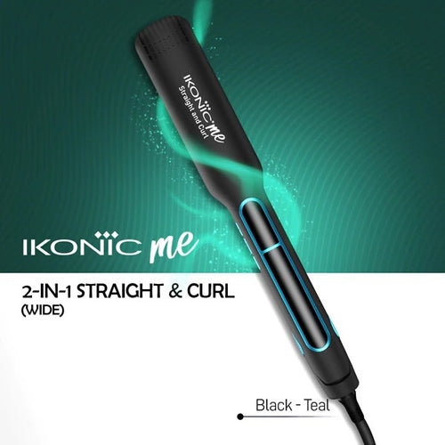2 in 1 Straight & Curl Wide