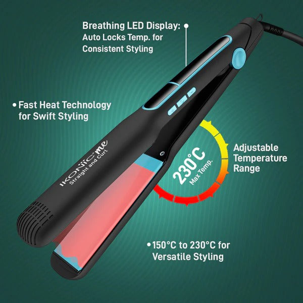 2 in 1 Straight & Curl Wide