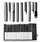 VEGA Carbon Comb Set Black Line (Set of 9)