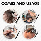 VEGA Carbon Comb Set Black Line (Set of 9)