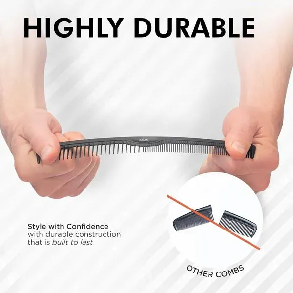 VEGA Carbon Comb Set Black Line (Set of 9)