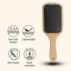 Wooden Paddle Brush