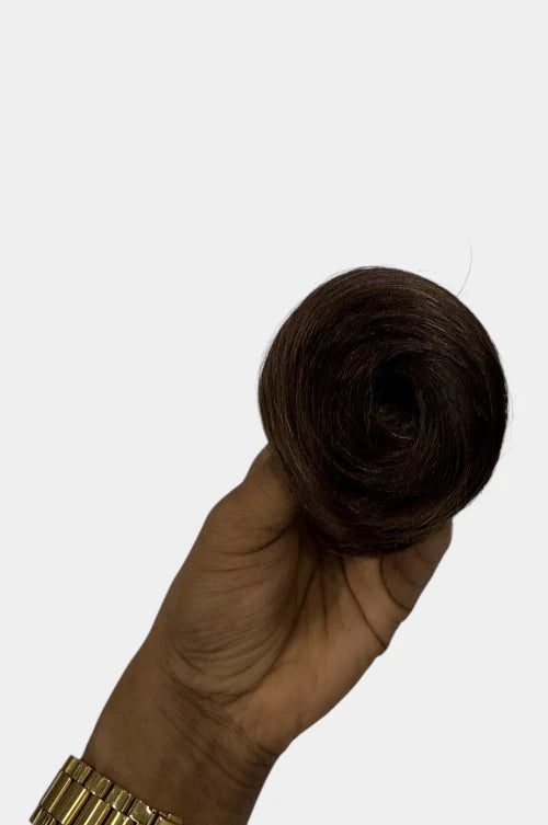 Rose Bun With Small Clutcher