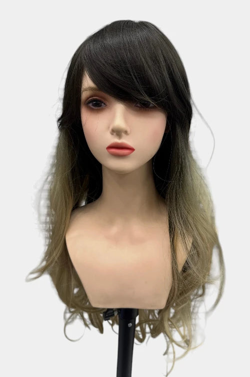Ash Ombry Matt Finish Wig