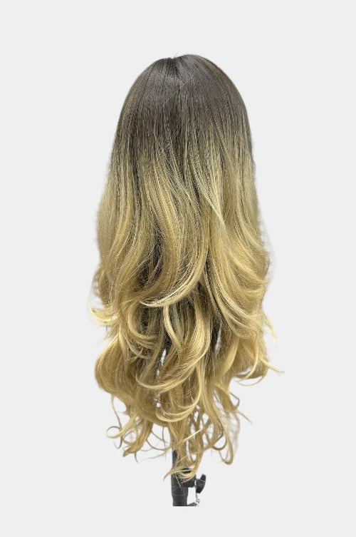 Ash Ombry Matt Finish Wig