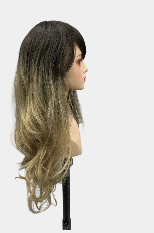 Ash Ombry Matt Finish Wig