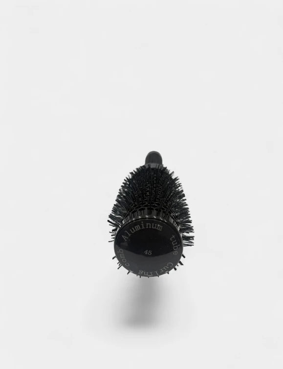 Round Brush 45mm Aluminium Comb