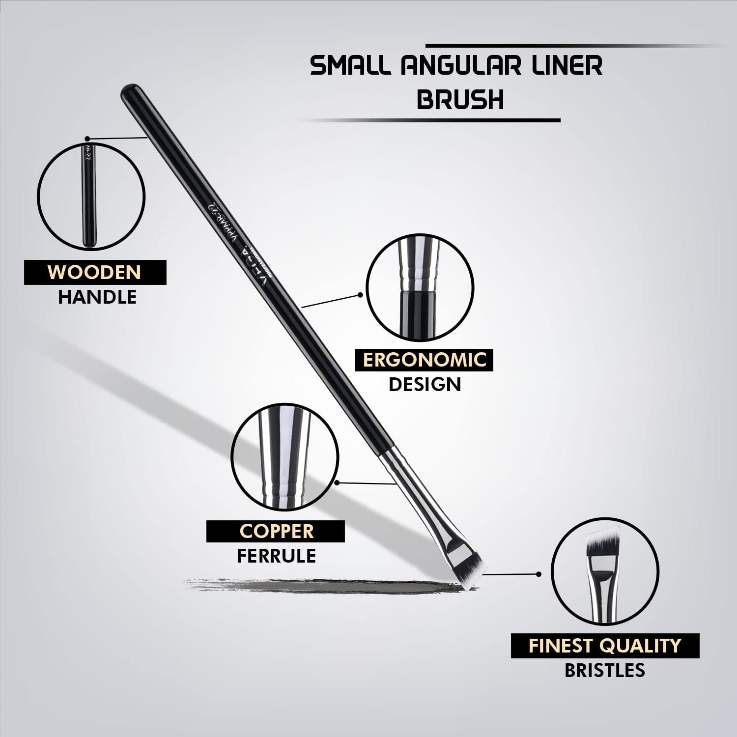 Small Angular Liner Brush