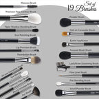 Makeup Brush Set - 19 Brushes