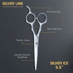 VEGA Silver Ice Matte Scissor 5.5 Inch