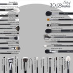 Makeup Brush Set - 30 Brushes