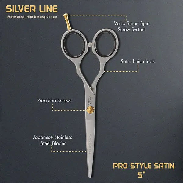 VEGA Pro Style Satin Scissor 5 Inch