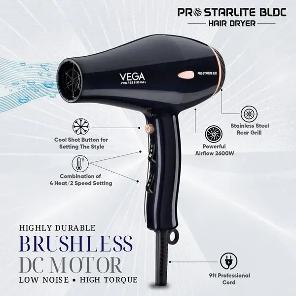 VEGA Pro Starlite BLDC Hair Dryer