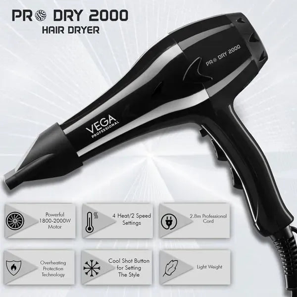 VEGA Pro Dry 2000 Hair Dryer