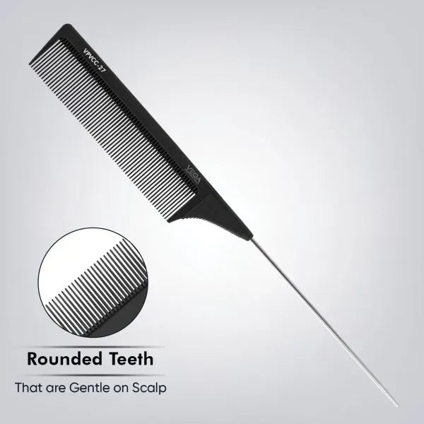 VEGA Fine Tooth Pin Tail Comb