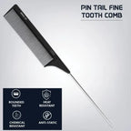 VEGA Fine Tooth Pin Tail Comb