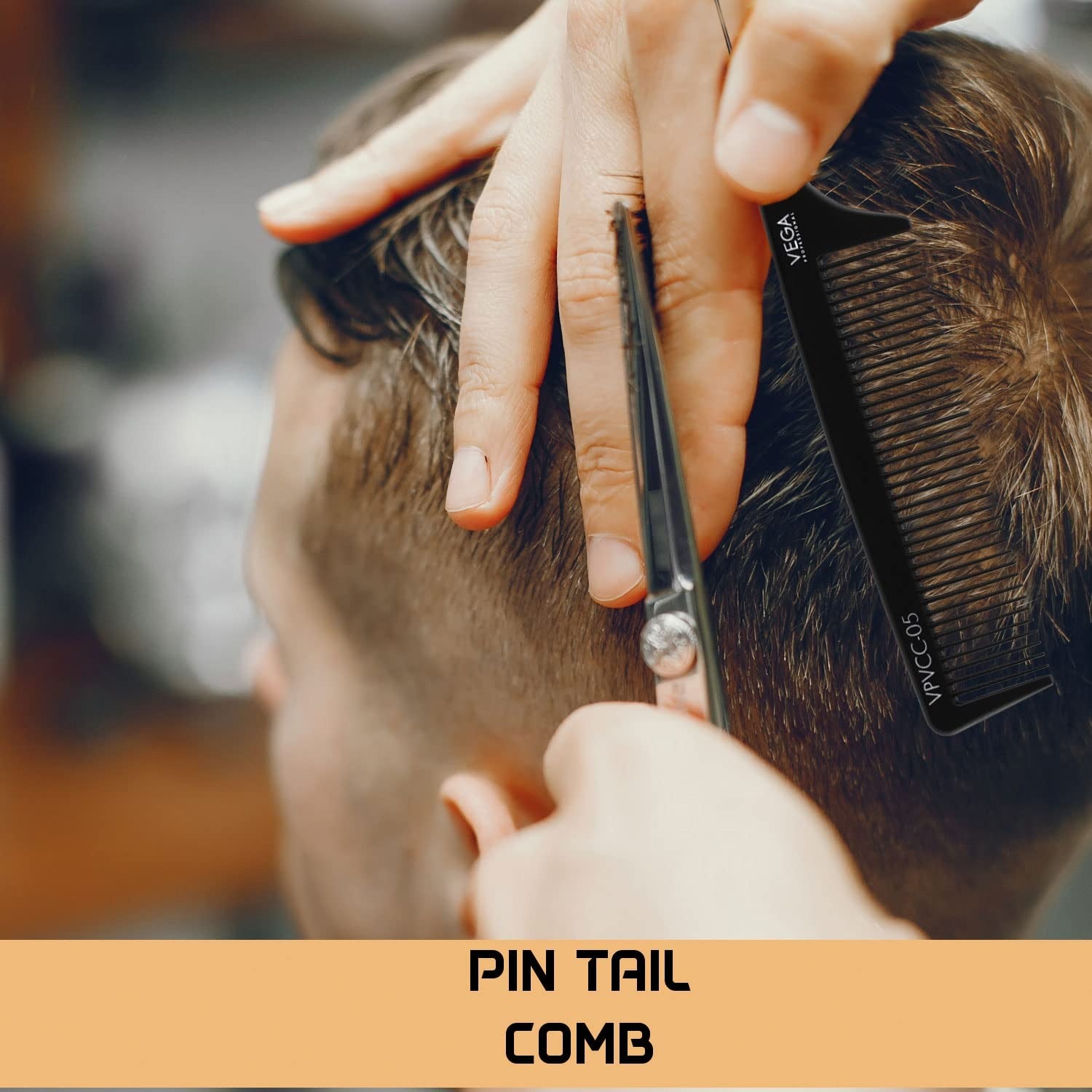 VEGA Wide Tooth Pin Tail Comb