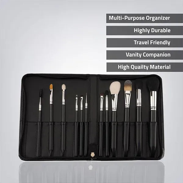 Makeup Brush Set - 12 Brushes