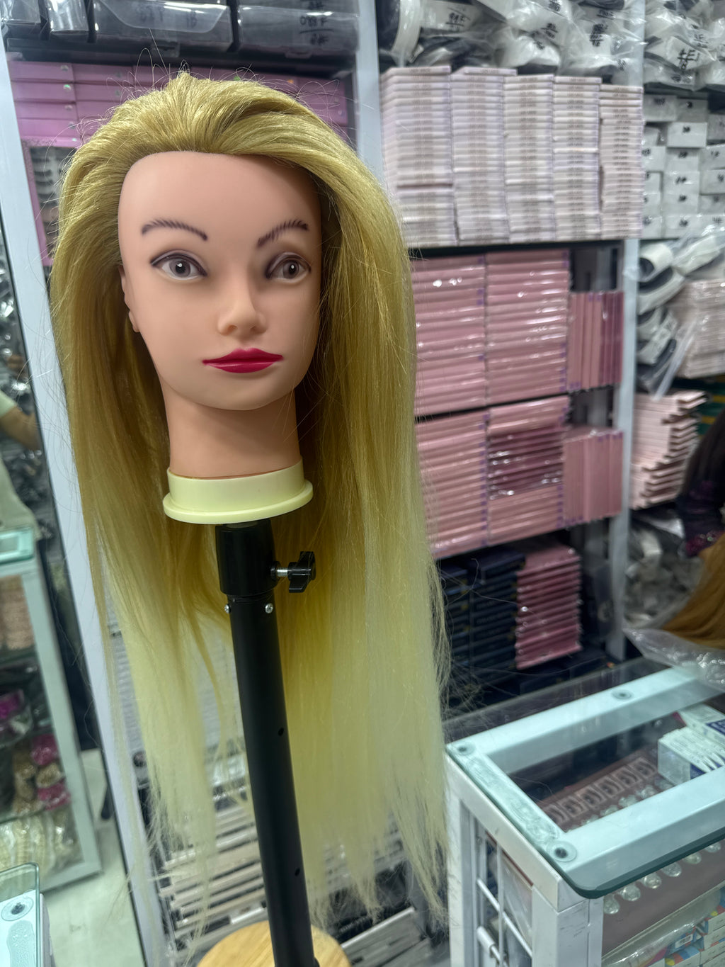 Yaak Hair Dummy Light Blonde