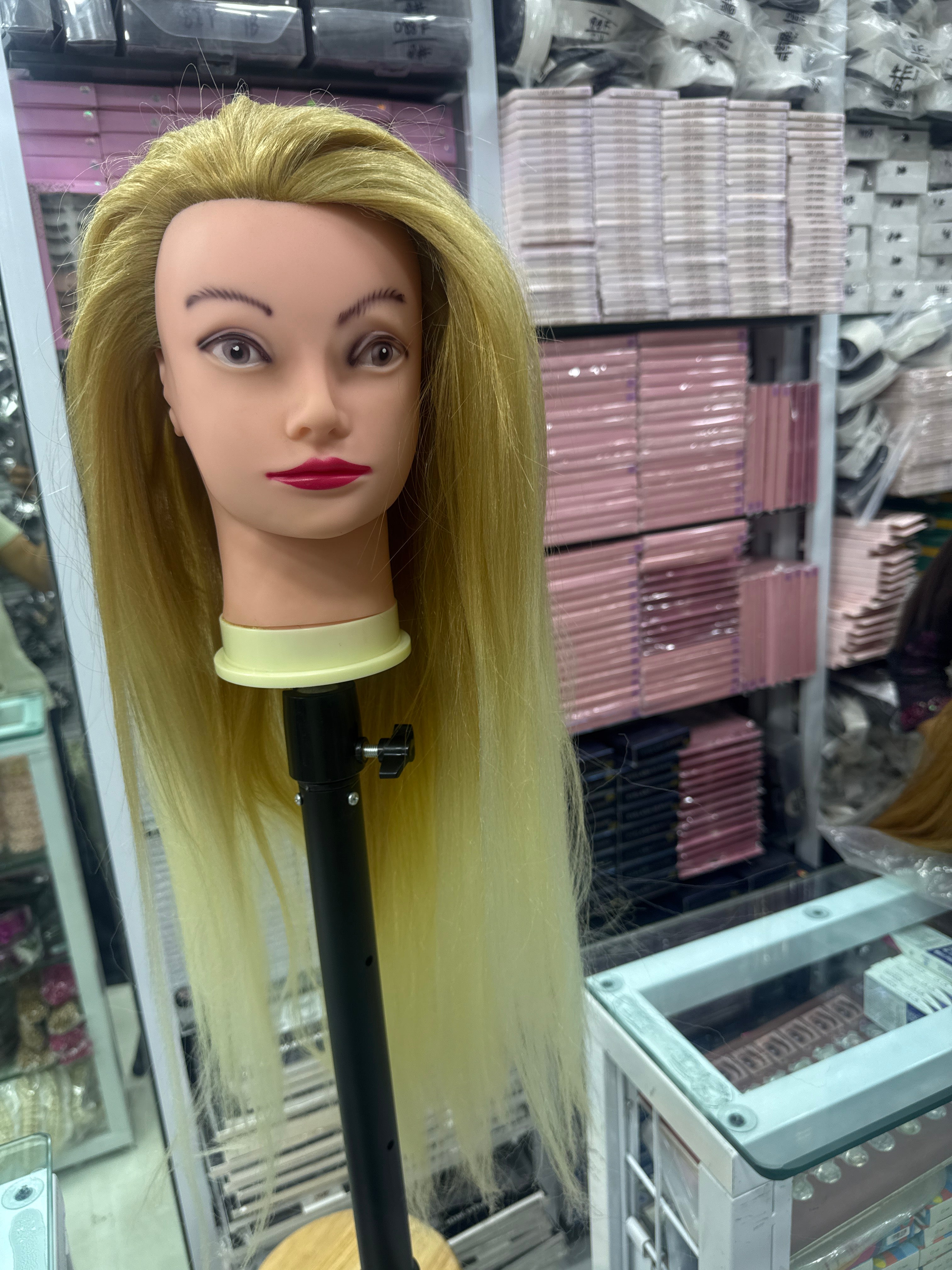 Yaak Hair Dummy Light Blonde