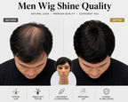 Men Wig Shine Quality