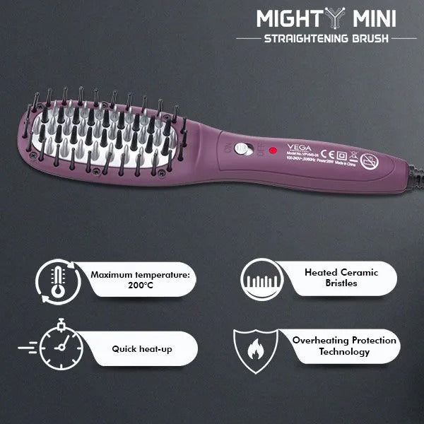 VEGA Mighty Mini Straightening Brush