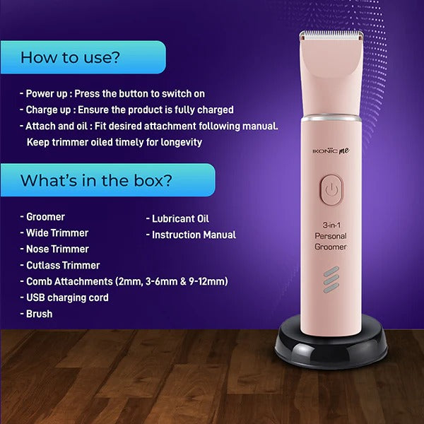 Unisex 3-in-1 Personal Groomer